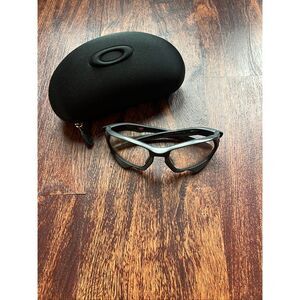 Oakley Plazma Racing Jacket Vented Sunglasses Matte Black OO9019-0559 Clear Lens